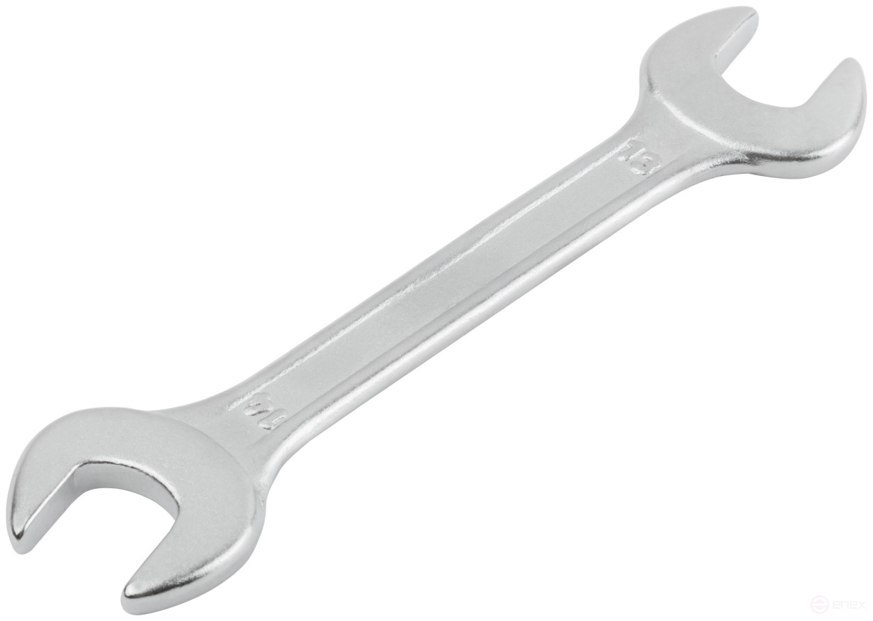 Ключ рожковый "Хард", хромированное покрытие 13х14 мм