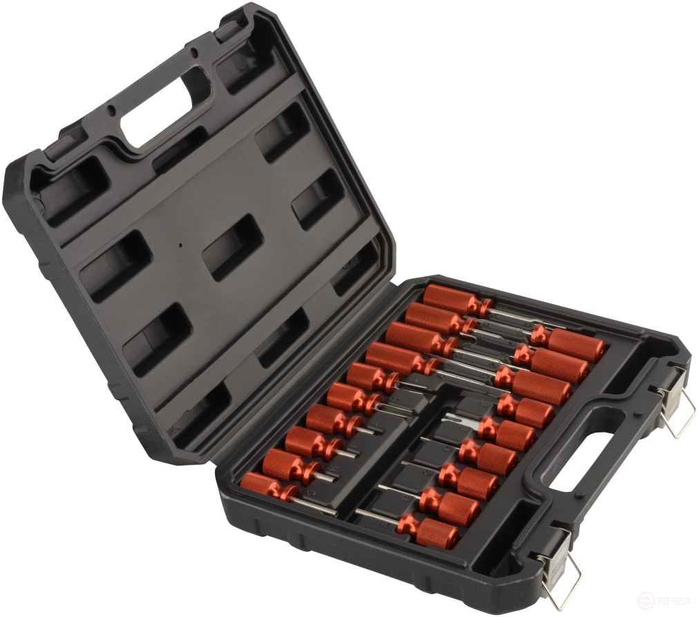 Набор для демонтажа клемм электропроводки 19 предметов (АвтоDело) 41419