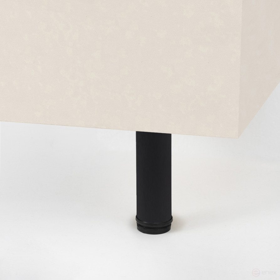 Опора меб. мет. d50 h100 с регул. черный AKS