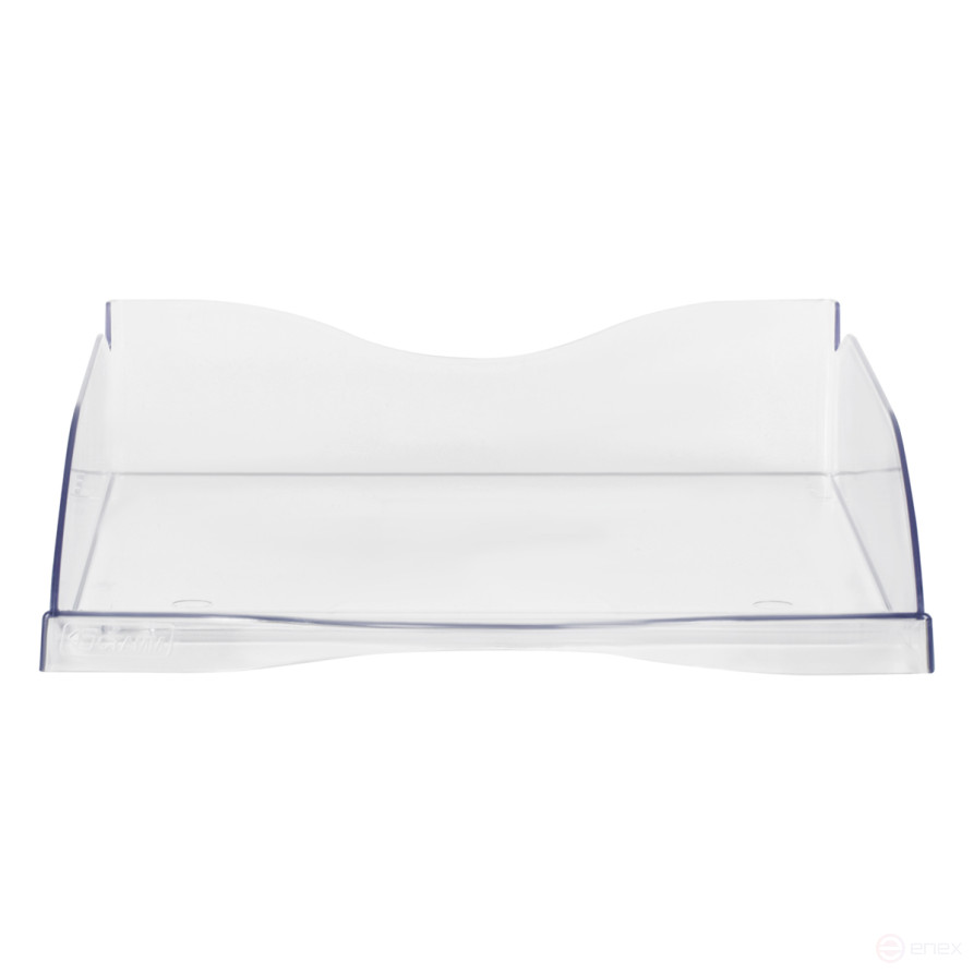 Лоток для бумаг горизонтальный СТАММ "Тропик", прозрачный