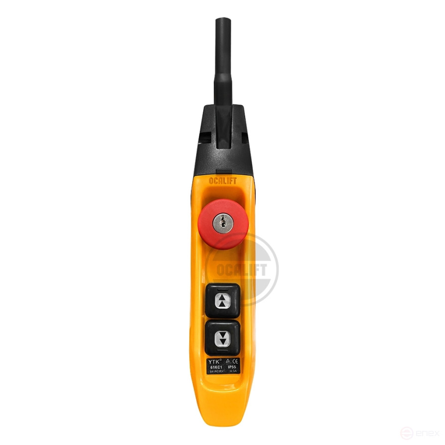 OCALIFT Пульт управления 2 кнопки М5 2 скорости, стоп, ключ, IP55 TNHA1-61FYS