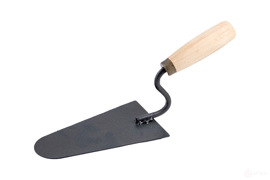 Кельма бетонщика с деревянной ручкой (окрас порошок)