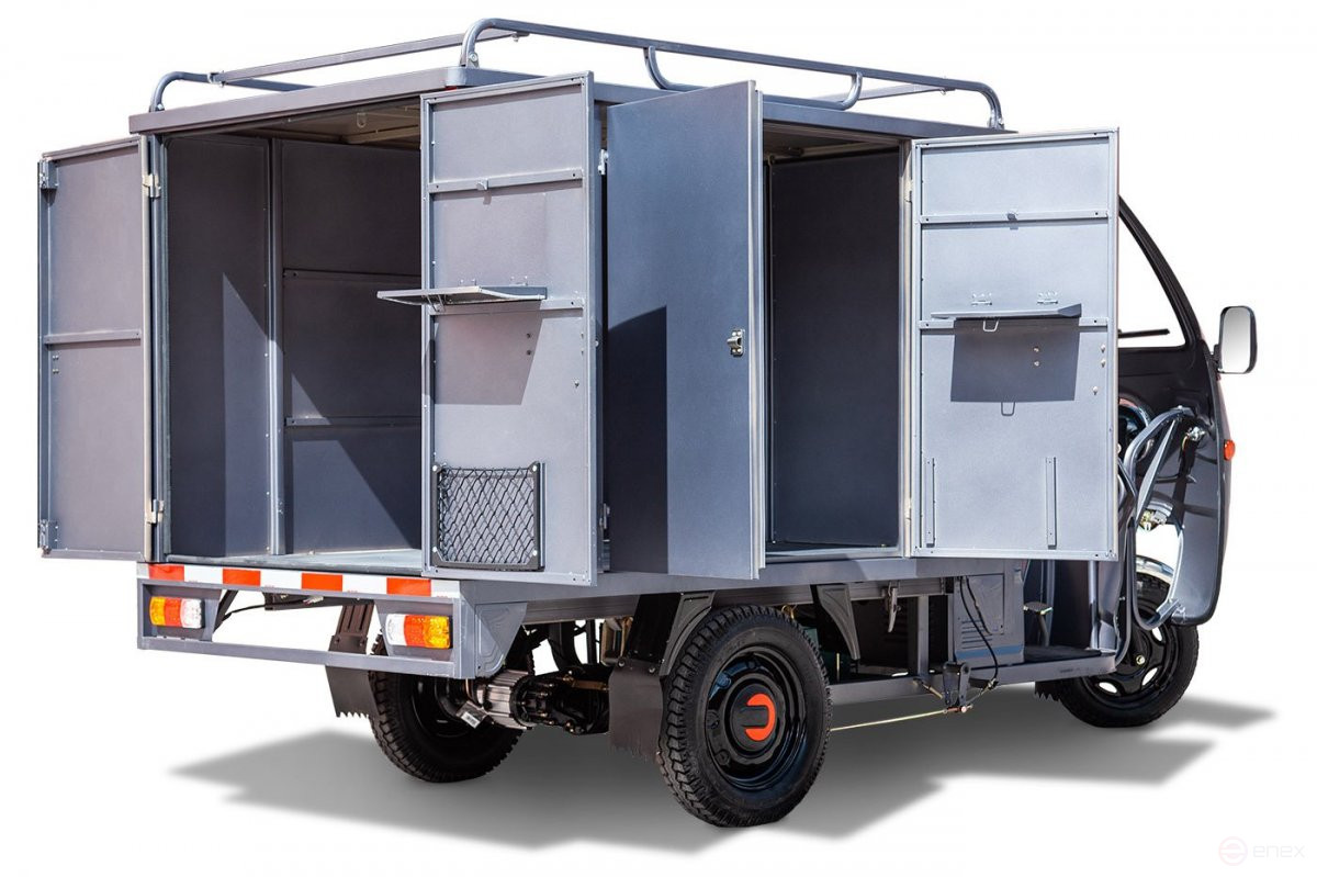 Грузовой электротрицикл Rutrike КАРГО 1800 60V1000W, темно-серый