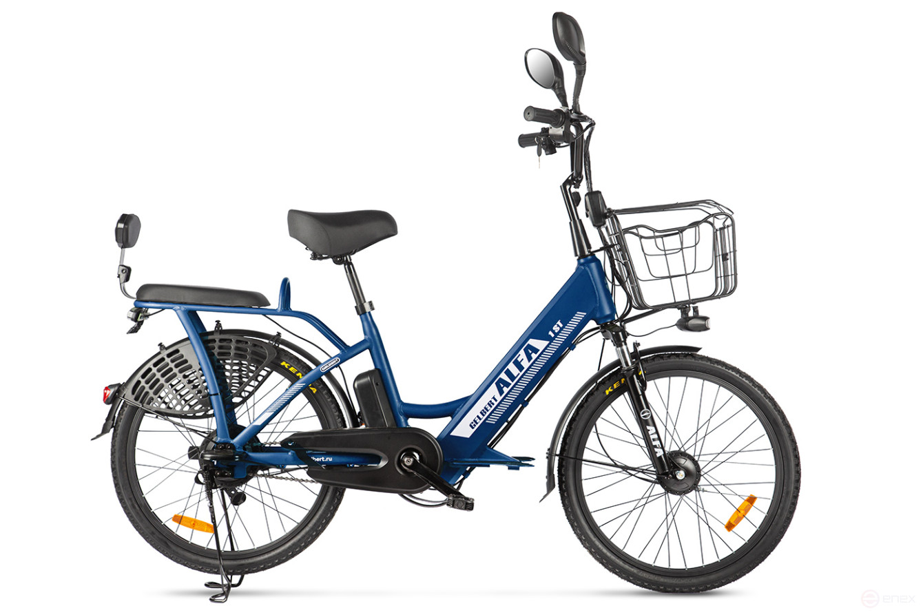 Gelbert ALFA 1 ST electric bike, green