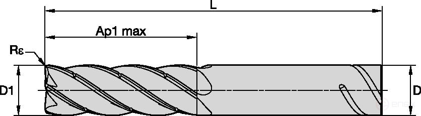 KOR5SE1200R036SLIM K600 Milling Cutter