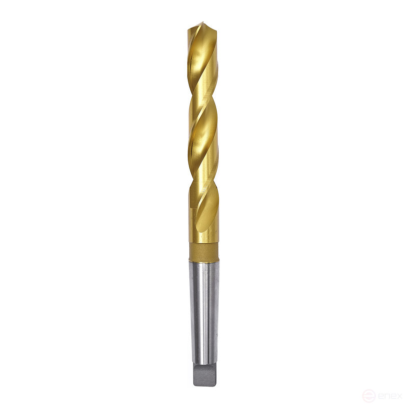 Сверло 2128 Эксперт Ø 24 мм КОНИЧ Конус Морзе 3 M2 TIN (6542)/118° DIN 345 Пласт бокc 1/10