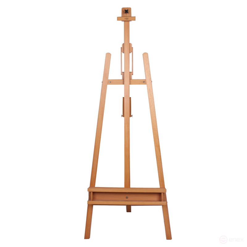 Мольберт напольный Лира с накл штангой Гамма "Московская палитра" 65*70*165(230)см, бук лак, разобр