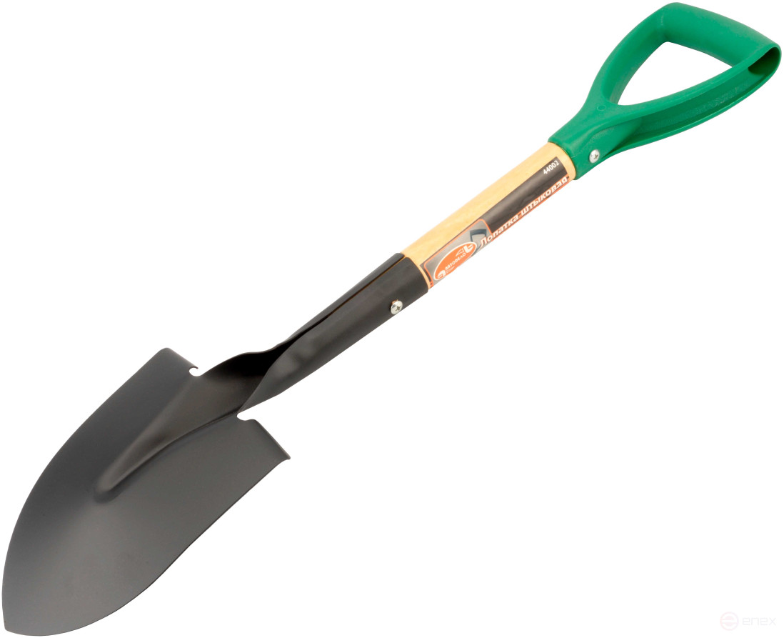 Лопатка автомобильная, штыковая (L-680мм; не складная; нерж.сталь) АвтоDело 44002