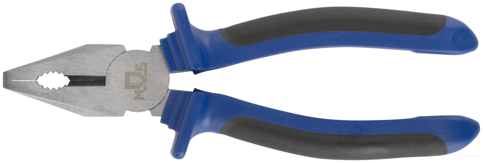Combination pliers "One" two-tone rubberized handles, polished steel 200 mm