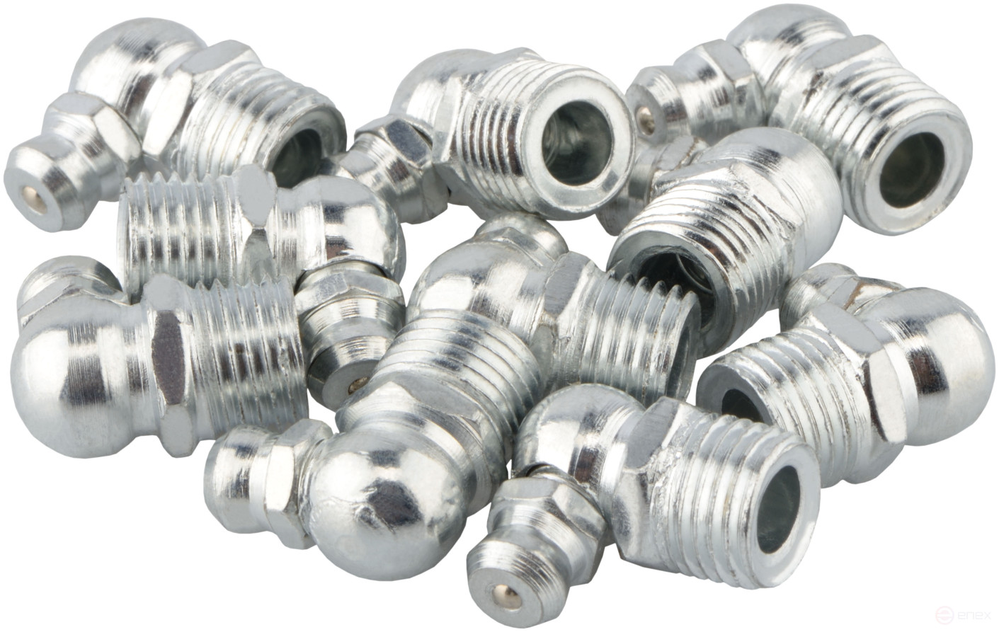 Пресс-маслёнка М10х1 угловая (10 шт)(Н2, 90°) АвтоDело 42169