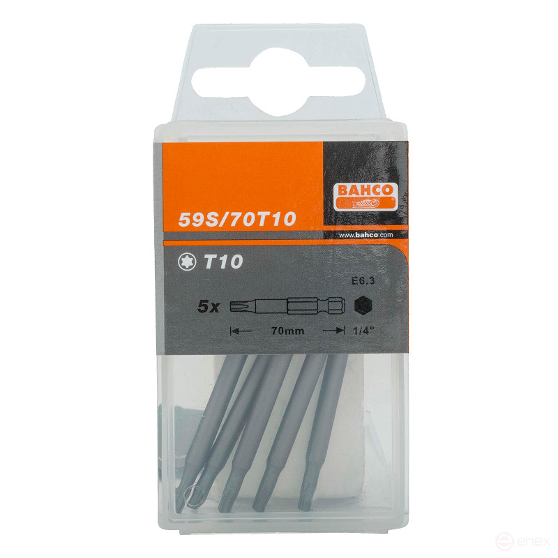 2 x Биты с профилем T30 70 мм 1/4