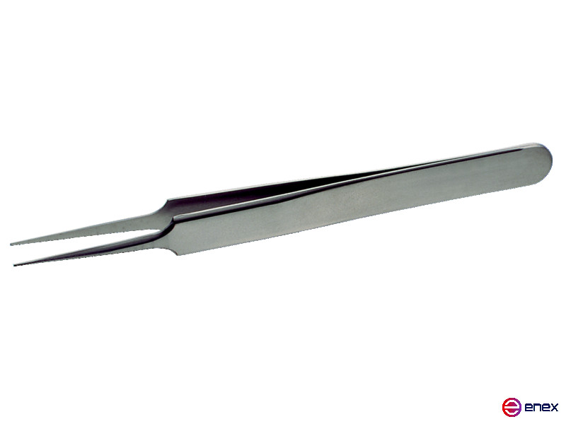 Высокоточный пинцет, сужающиеся, очень точные кончики, титан, антимагнитный, 110 мм