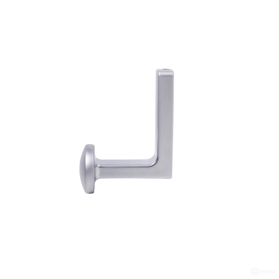 Крючок меб. однорожковый мет. KING хром матовый AKS