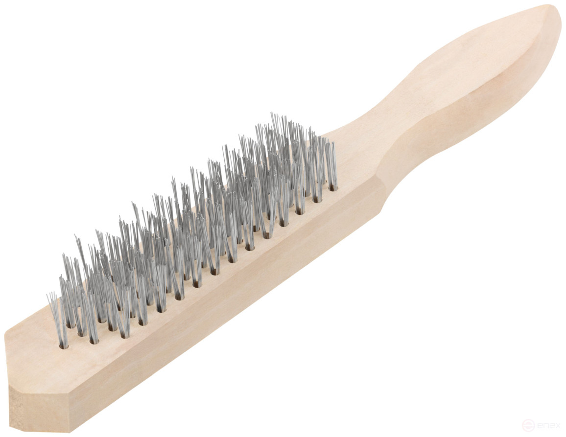 Корщетка ручная, деревянная рукоятка 280 мм, 5-ти рядная