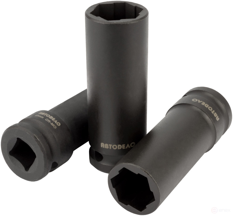 Impact head *19 (DR1/2";L-85mm) for damaged fasteners (Avtodor) 40571