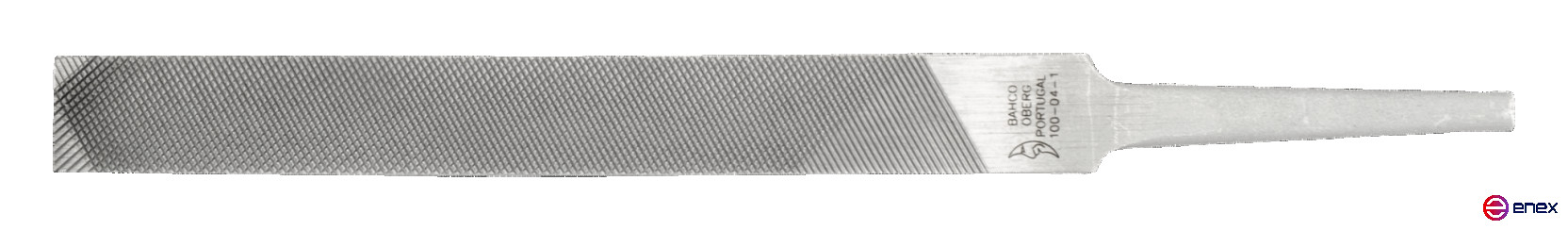 Напильник плоский без ручки 100 мм, насечка личная