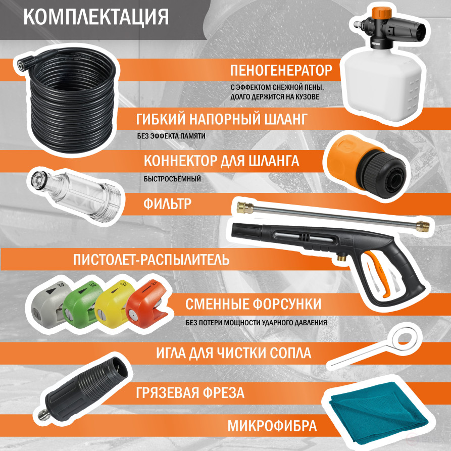 High pressure washer BORT BHR-2700-R