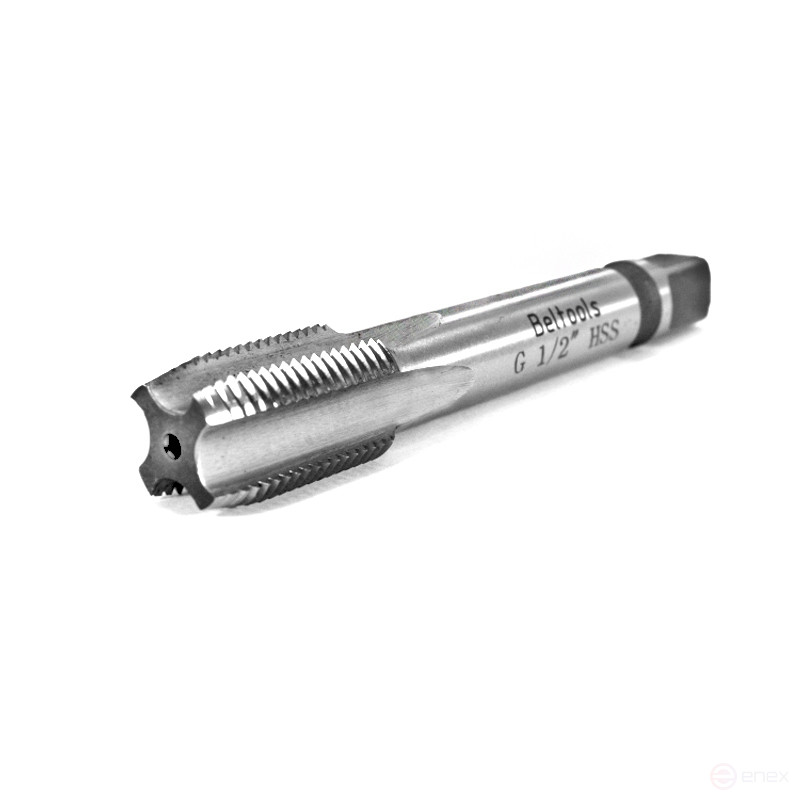 Pipe tap G1/2" 14 threads machine-manual HSS through isp2 GOST 3266-81 Beltools