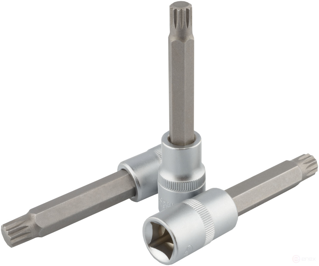 Головка со вставкой SPLINE M8 (1/2";L=100mm) АвтоDело (39608)