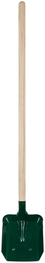 Shovel with stiffeners with wooden handle 220x270x1450 mm