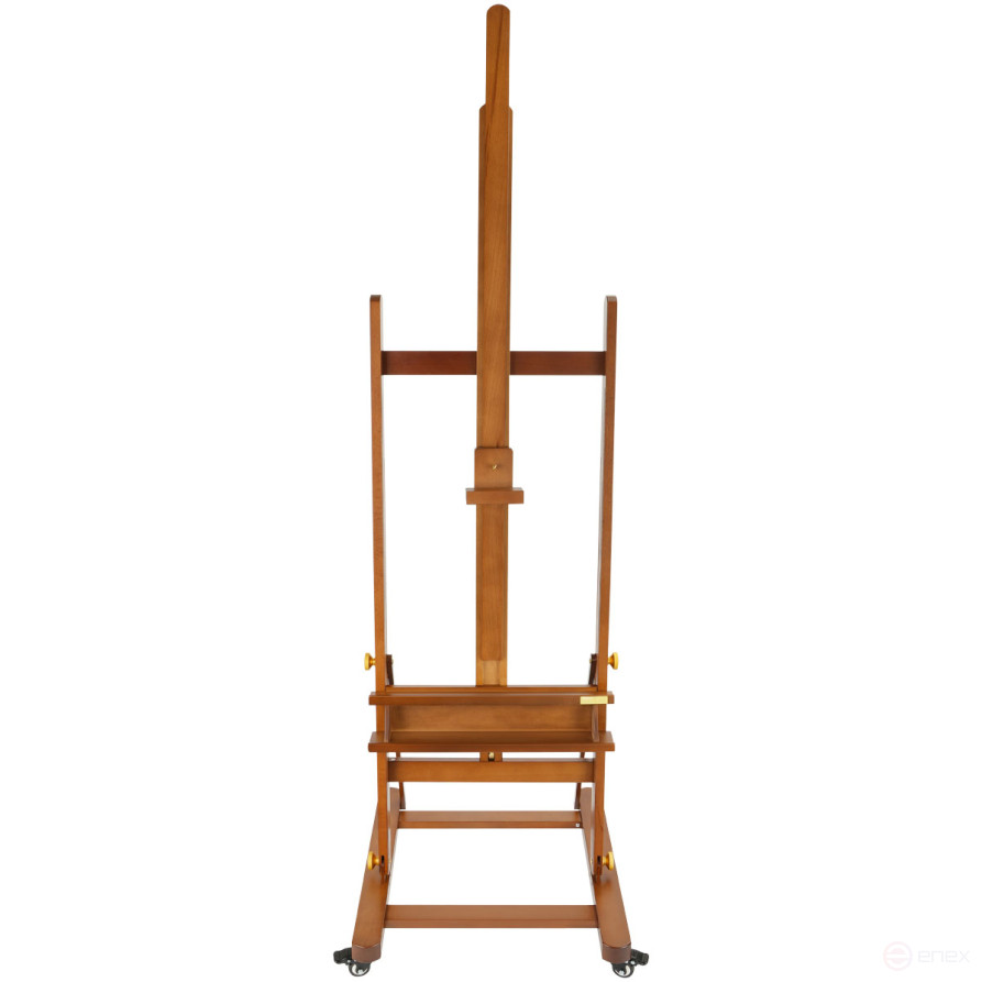Easel outdoor studio Gamma "Old master", 59,5*59,5*190 (370) see, red lacquered beech