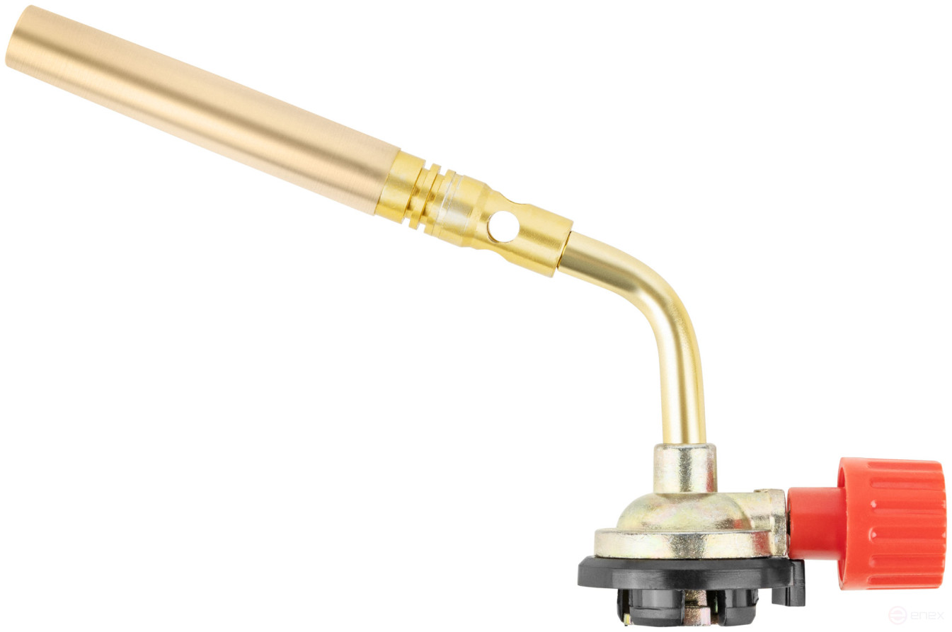 Gas burner for a standard collet cylinder