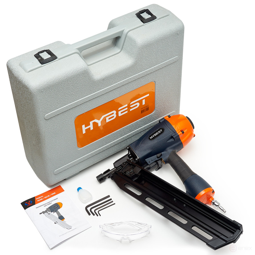 Hybest FN2190 nail gun for wood (pneumatic, nails SN21)