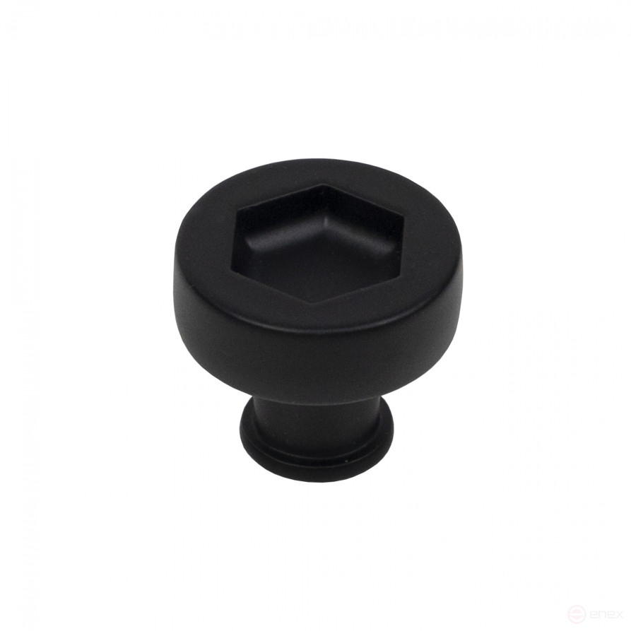 Ручка меб. FONDO, матовый черный, AKS