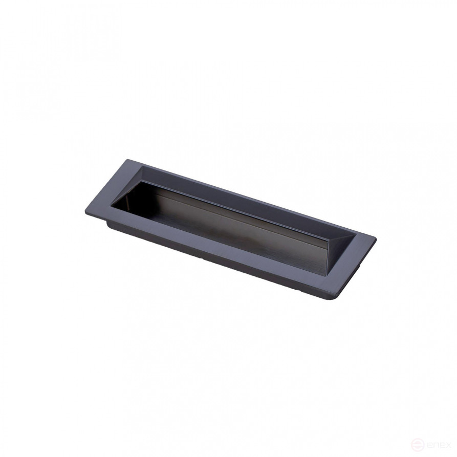 Handle meb. mortise meth. TIARA 128 pearl black, AKS