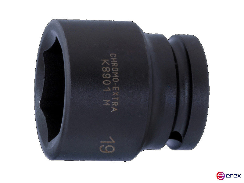 3/4" Ударная торцевая головка 6-гранная, 21 мм