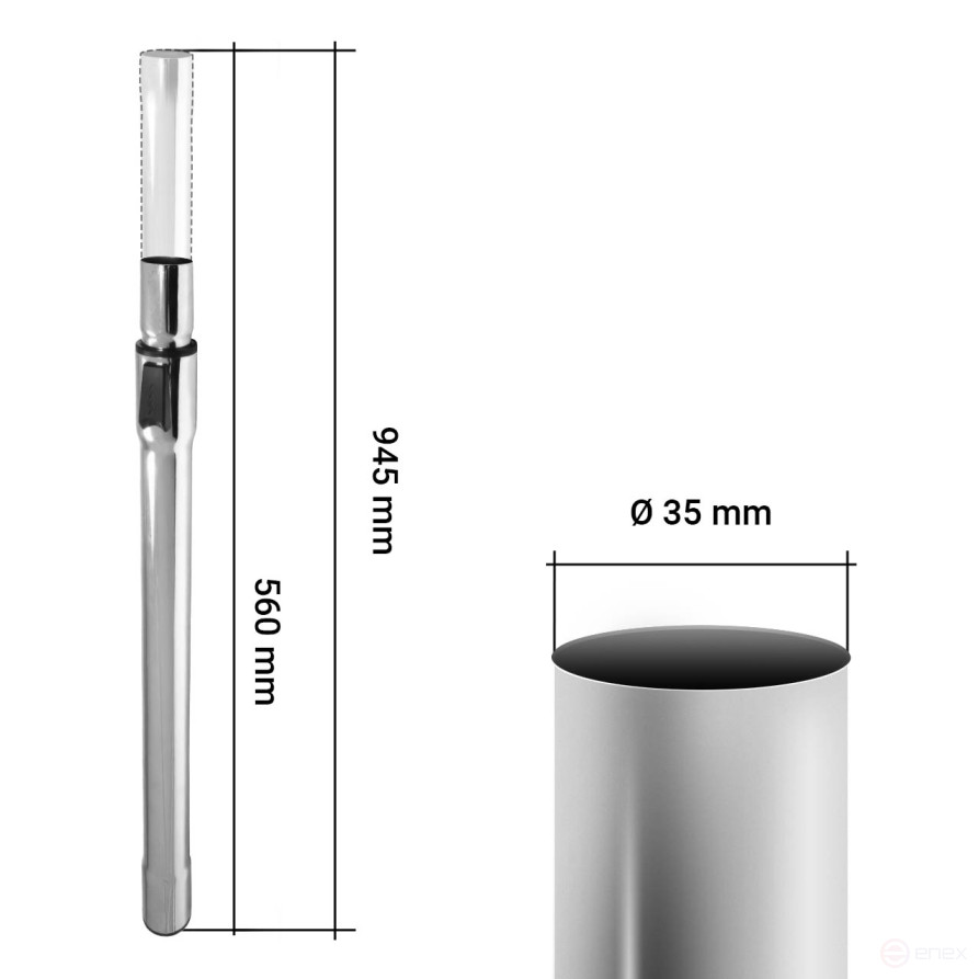 Трубка для пылесоса телескопическая BORT BTT 35-T