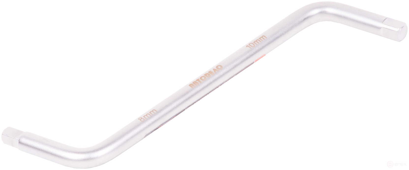 Ключ для слива масла S-образный квадрат 8х10мм (АвтоDело) 40540