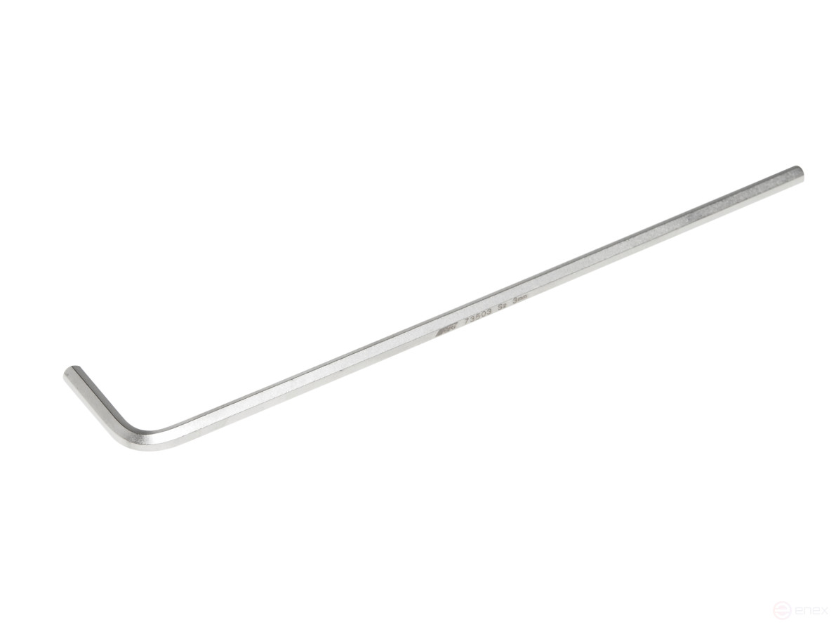 Ключ шестигранный Г-образный экстрадлинный H3, длина 126мм JTC /1/10