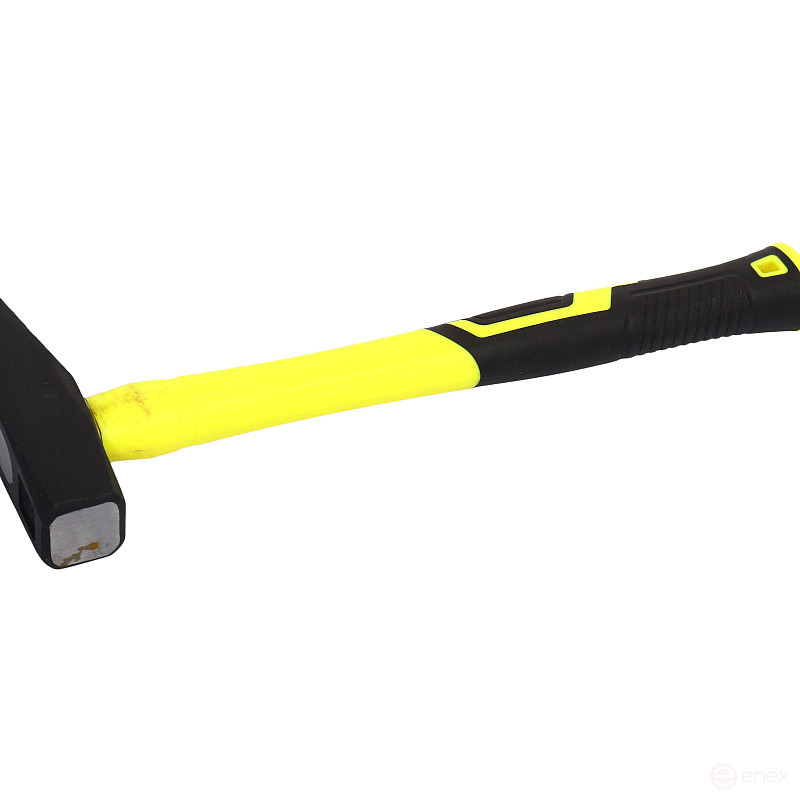 Молоток ER-20800: 800 гр., с фибергласовой рукояткой ЭВРИКА /1/24 NEW
