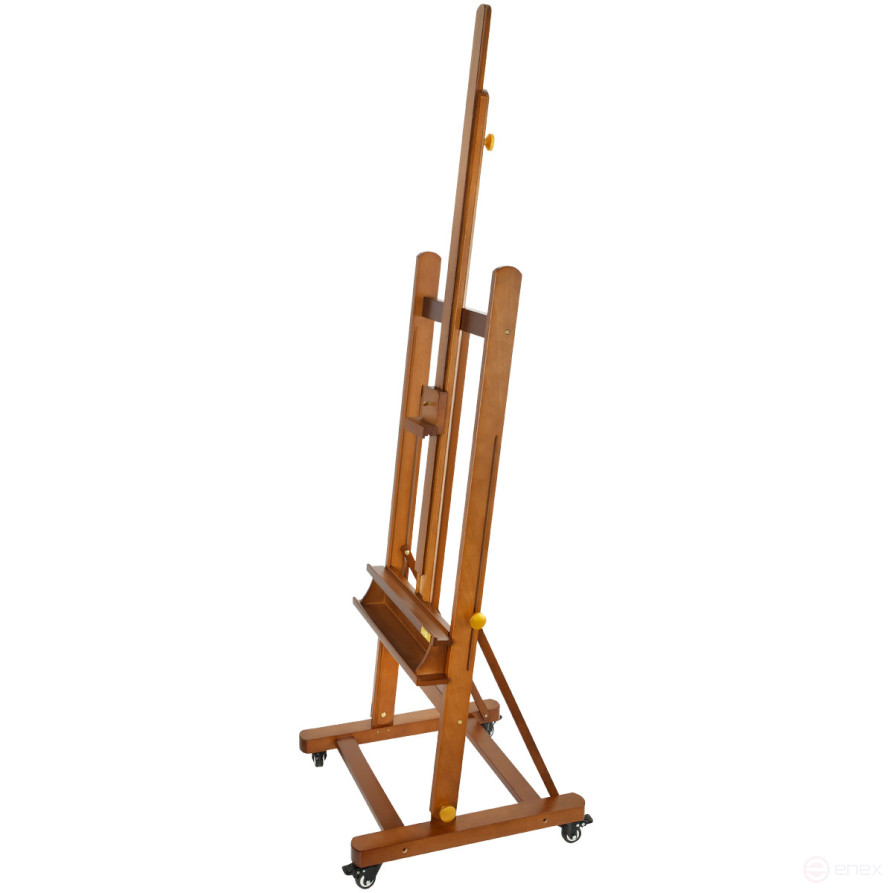 Easel outdoor studio Gamma "Old master", 59,5*59,5*190 (370) see, red lacquered beech
