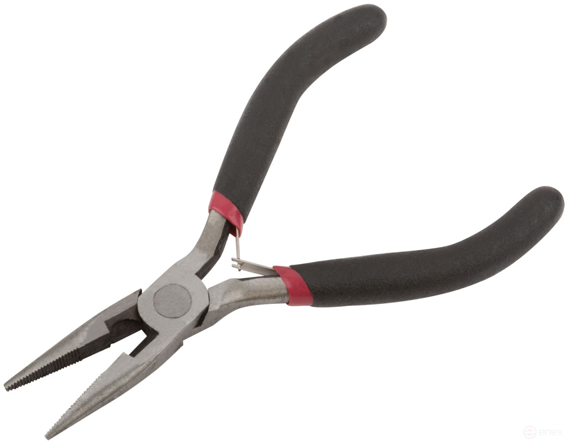 Mini thin-nosed, 125 mm black handles