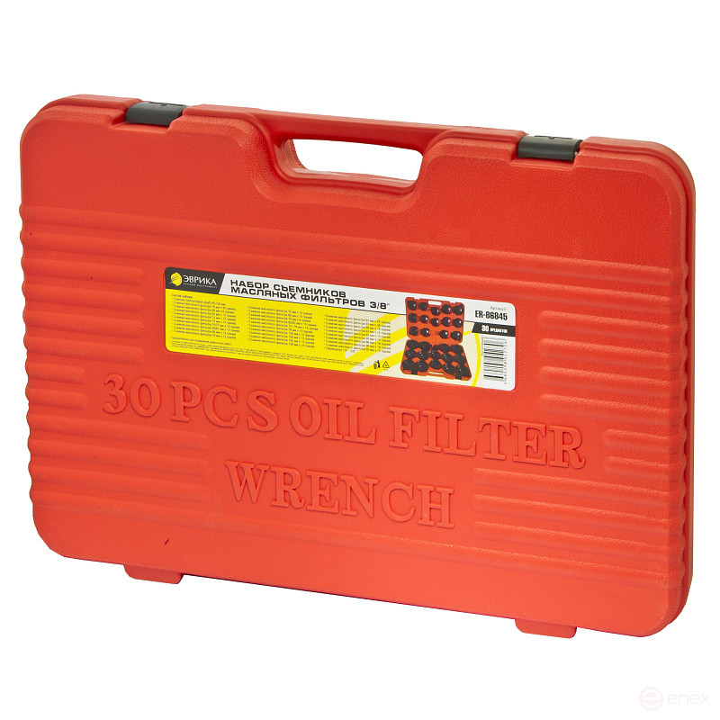 ER-86845 Oil Filter Puller Set 3/8",30p.in EUREKA case /1/4