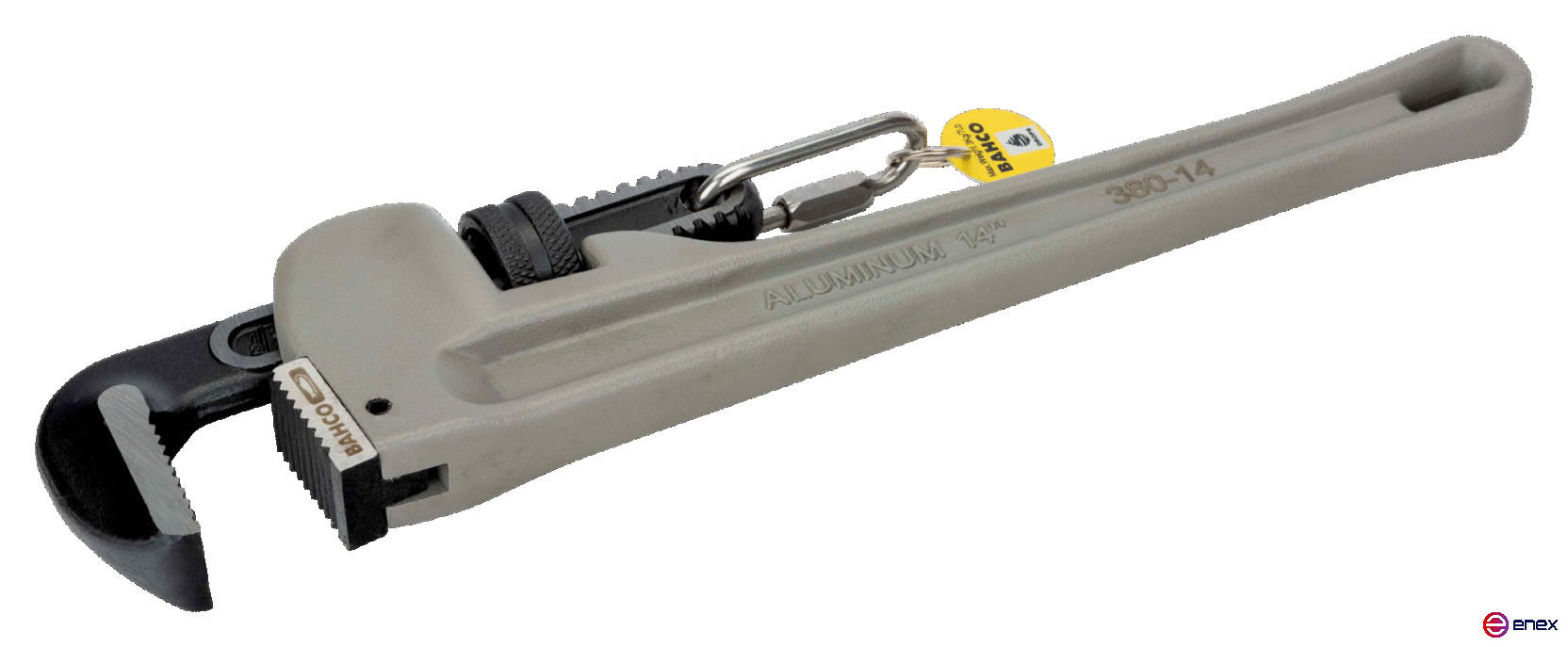 2 1/2" Aluminum pipe wrench quick-adjustable, 410 mm