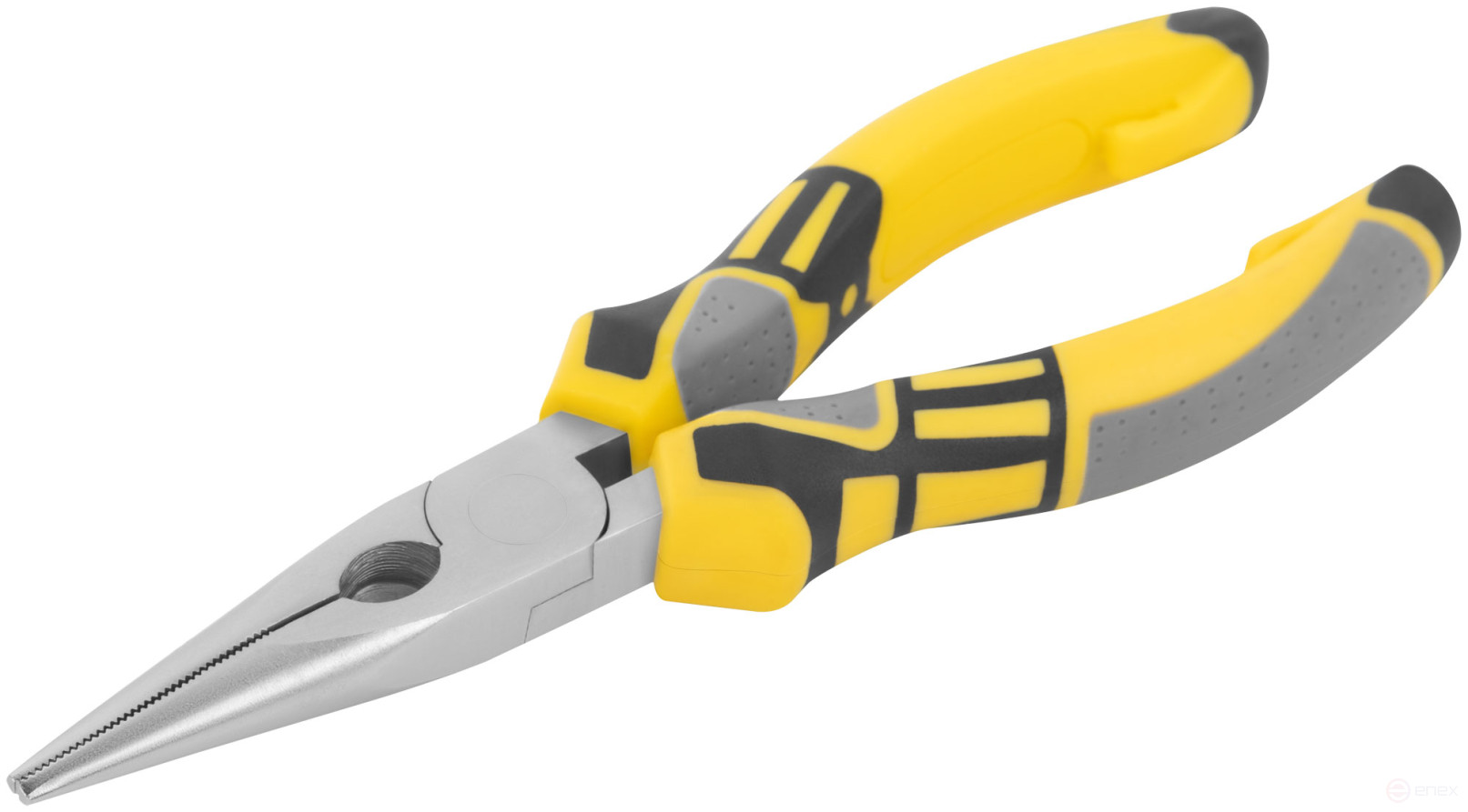 Тонконосы "Смарт", трехцветные прорезиненные ручки, никелевое покрытие 160 мм