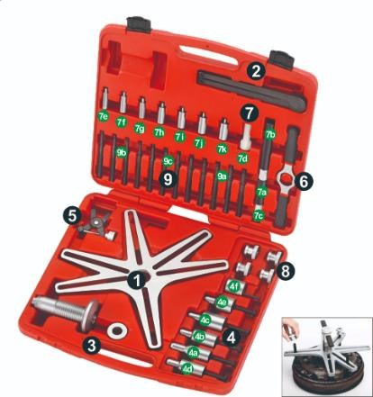 Набор для монтажа саморегулирующего сцепления универсальный JTC