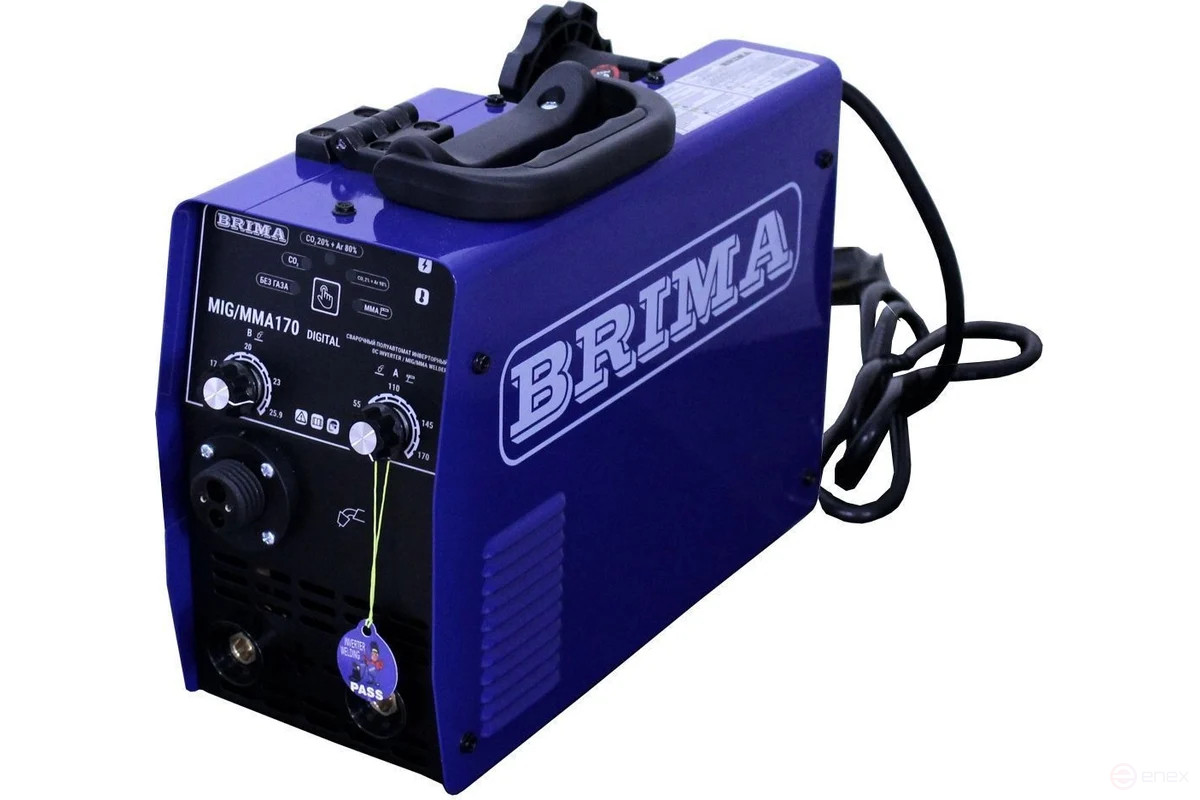 Сварочный полуавтомат Brima mig/мма 170 digital 220в