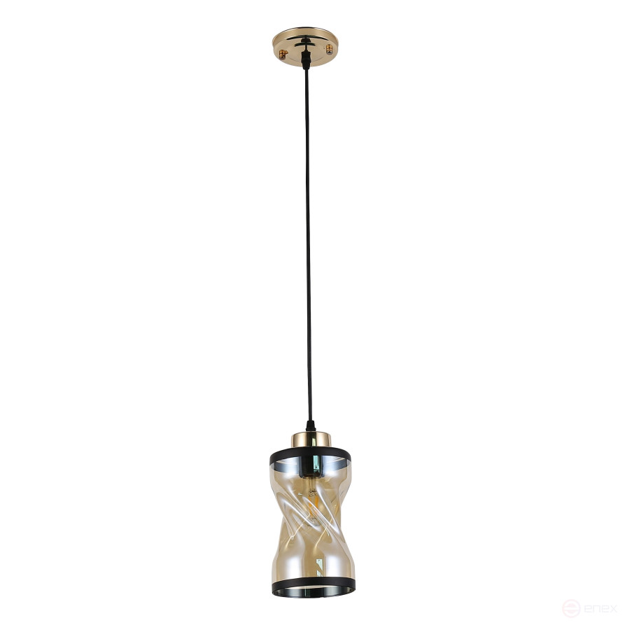 Светильник подвесной (подвес) Rivoli Monique 9105-201 1 * Е27 60 Вт модерн потолочный