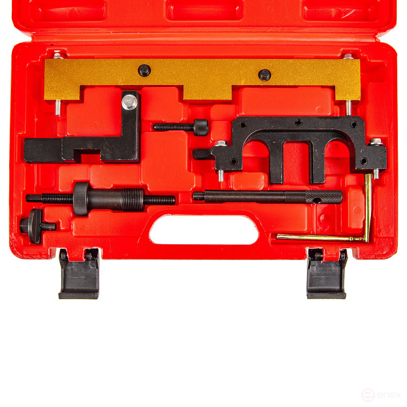 Набор фиксаторов для обслуживания двигателей ER-86733 BMW 8пр.(1.8, 2.0 N42/N46/N46T), в кейсе ЭВРИКА /1/5