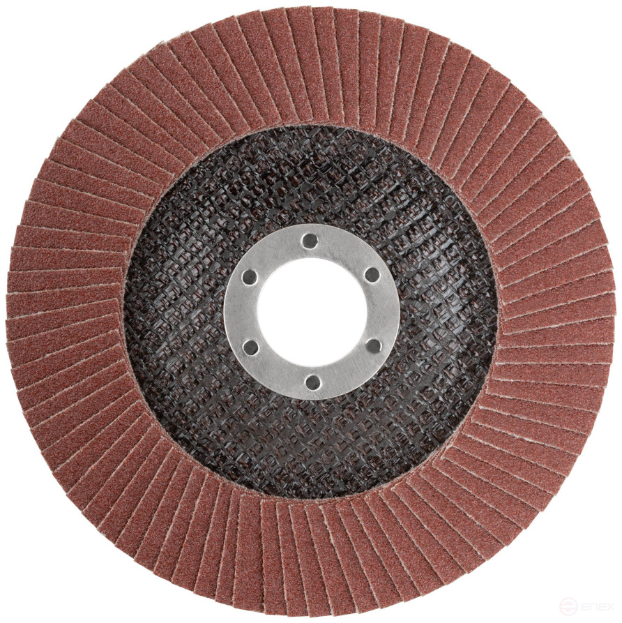 Flat petal end circle 125 mm, P 100