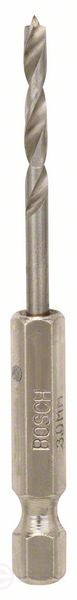 Спиральное сверло по древесине с шестигранным хвостовиком 1/4 3 x 33 x 74 mm