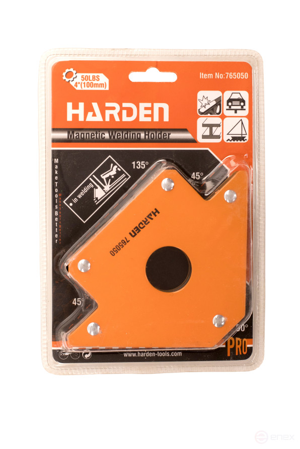 Магнит угловой сварочный на 23 кг // HARDEN