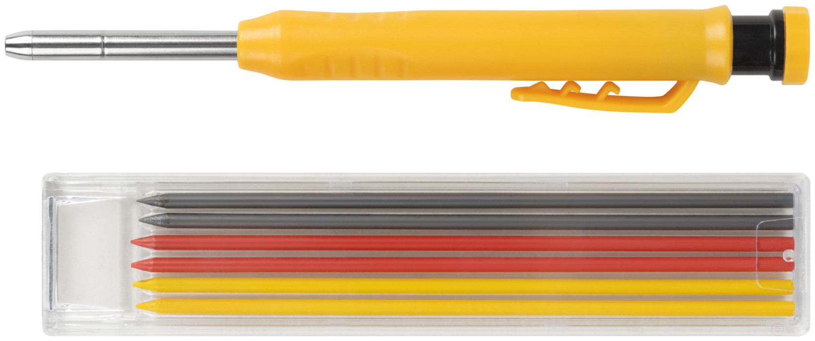 Automatic construction pencil, 6 interchangeable pencils