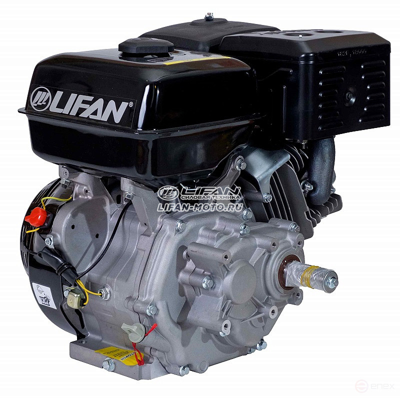 Двигатель Lifan 190F-L, вал 25мм, катушка 7 Ампер