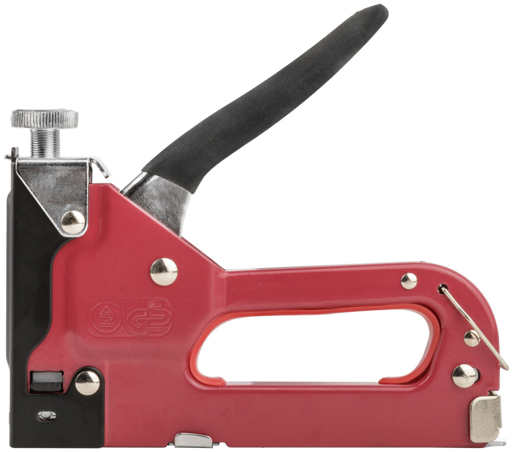 Stapler for 3-in-1 wide staples, "type 140" 4-14 mm, "type 28" 10-12 mm,"type 300" 10-14 mm, metal. body