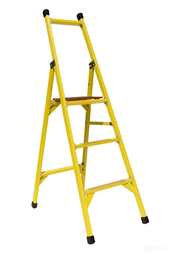 Fiberglass stepladder with symmetrical support SSS-1,9-F40P